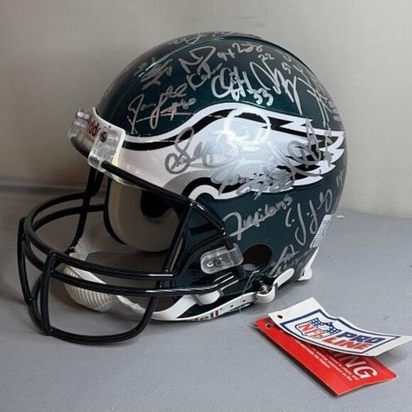 Riddell Other - Philadelphia Eagles Signed Full Size Authentic Riddell NFL Football Helmet 2002